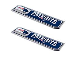 New England Patriots Embossed Emblems; Blue (Universal; Some Adaptation May Be Required)