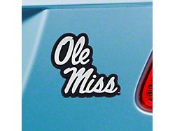 Ole Miss Emblem; Chrome (Universal; Some Adaptation May Be Required)
