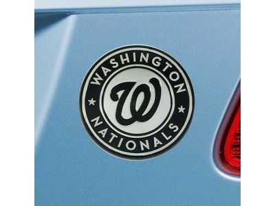 Washington Nationals Emblem; Chrome (Universal; Some Adaptation May Be Required)