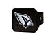 Hitch Cover with Arizona Cardinals Logo; Black (Universal; Some Adaptation May Be Required)