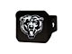 Hitch Cover with Chicago Bears Logo; Black (Universal; Some Adaptation May Be Required)
