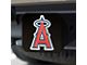 Hitch Cover with Los Angeles Angels Logo; Black (Universal; Some Adaptation May Be Required)