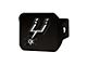 Hitch Cover with San Antonio Spurs Logo; Black (Universal; Some Adaptation May Be Required)