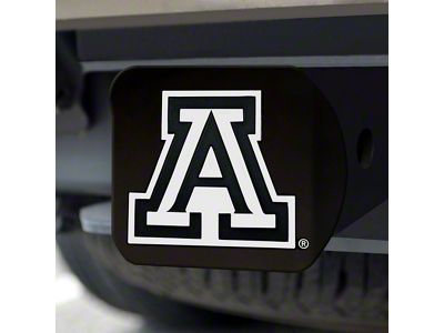 Hitch Cover with University of Arizona Logo; Red (Universal; Some Adaptation May Be Required)