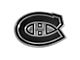 Montreal Canadiens Molded Emblem; Chrome (Universal; Some Adaptation May Be Required)