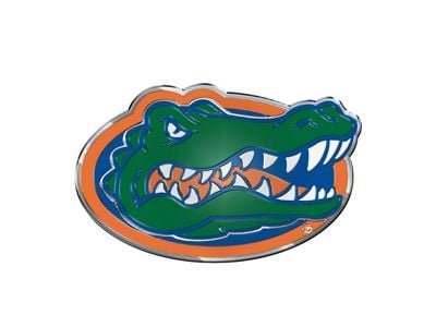 University of Florida Embossed Emblem; Green and Orange (Universal; Some Adaptation May Be Required)