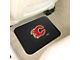 Utility Mat with Calgary Flames Logo; Black (Universal; Some Adaptation May Be Required)