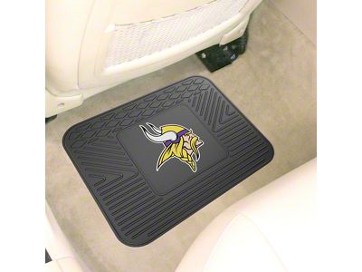 Utility Mat with Minnesota Vikings Logo; Black (Universal; Some Adaptation May Be Required)
