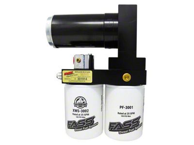 FASS Titanium Signature Series Diesel Fuel System; 140F; 110GPH (18-19 3.0L Powerstroke F-150)