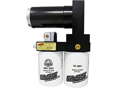 FASS Titanium Signature Series Diesel Fuel System; 250F; 220GPH (17-21 6.7L Powerstroke F-250 Super Duty)