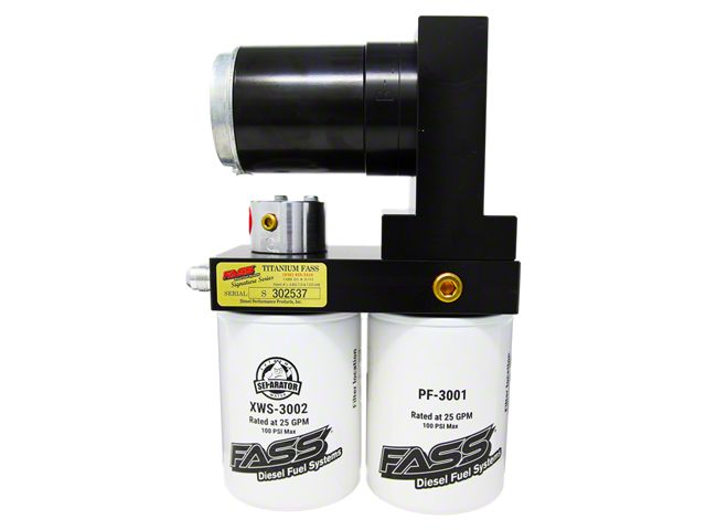 FASS Titanium Signature Series Diesel Fuel Lift Pump; 100GPH (07-10 6.6L Duramax Silverado 2500 HD)