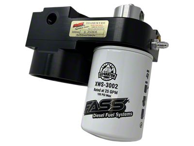 FASS Drop-In Series Diesel Fuel System (20-24 6.6L Duramax Silverado 3500 HD Crew Cab w/ 6.90-Foot Standard Box)