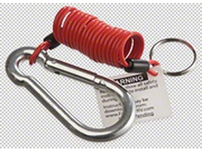 Zip Coiled Breakaway Cable; 4-Foot