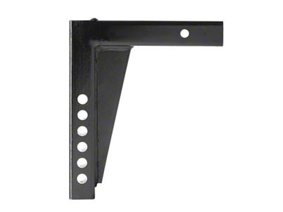 e2 Specialty Adjustable Weight Distribution Hitch Shank; 9-Inch Drop; 12-Inch Rise (Universal; Some Adaptation May Be Required)