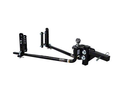 e2 6K Round Bar Weight Distributing Receiver Hitch with Built-In Sway Control (Universal; Some Adaptation May Be Required)