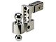 FLASH ALBM Series 2.50-Inch Receiver Hitch Adjustable Ball Mount with 2-Inch and 2-5/16-Inch Stainless Ball; 4-Inch Drop (Universal; Some Adaptation May Be Required)