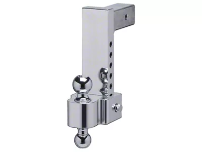 FLASH E Series HD 2.50-Inch Receiver Hitch Adjustable Ball Mount; 10-Inch Drop (Universal; Some Adaptation May Be Required)