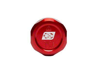 Fathouse Performance Billet Whipple Supercharger Coolant Reservoir Tank Cap; Anodized Red (15-25 F-150 w/ Whipple Supercharger)