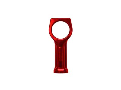 Fathouse Performance Billet Dipstick Handle; Red (17-24 F-150 Raptor)