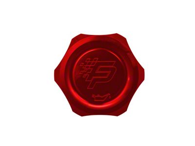 Fathouse Performance Billet Oil Cap; Red (17-24 F-150 Raptor)