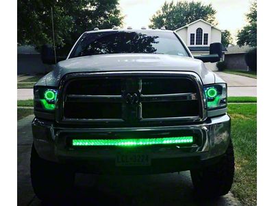 FCKLightBars 40-Inch Curved Light Bar Front Bumper Mount (10-18 RAM 2500)