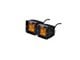 FCKLightBars P-4 3-Inch High-Output Amber LED Light Pods; Flood Beam (Universal; Some Adaptation May Be Required)