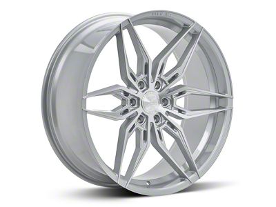 Ferrada Wheels FT5 Machine Silver 6-Lug Wheel; 24x10; 25mm Offset (07-13 Silverado 1500)