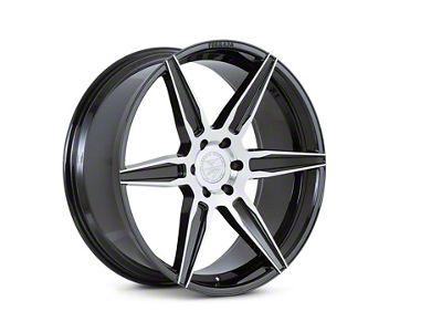 Ferrada Wheels FT2 Machine Silver 6-Lug Wheel; 22x9.5; 30mm Offset (14-18 Sierra 1500)