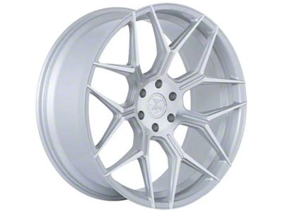 Ferrada Wheels FT3 Machine Silver 6-Lug Wheel; 22x9.5; 20mm Offset (14-18 Sierra 1500)