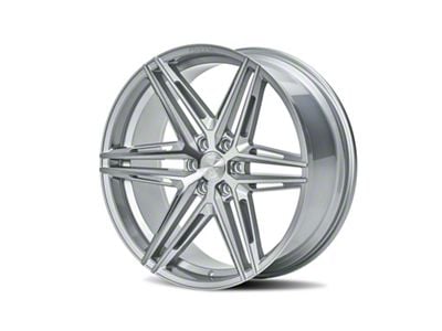 Ferrada Wheels FT4 Machine Silver 6-Lug Wheel; 22x9.5; 20mm Offset (14-18 Sierra 1500)