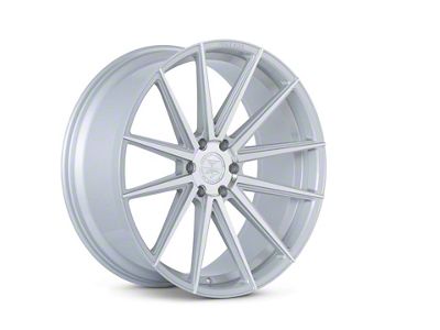 Ferrada Wheels FT1 Machine Silver 6-Lug Wheel; 24x10; 20mm Offset (14-18 Silverado 1500)