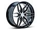 Ferrada Wheels FT5 Machine Black 6-Lug Wheel; 22x9.5; 25mm Offset (99-06 Sierra 1500)