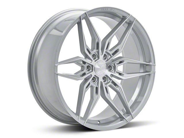 Ferrada Wheels FT5 Machine Silver 6-Lug Wheel; 22x9.5; 25mm Offset (99-06 Sierra 1500)