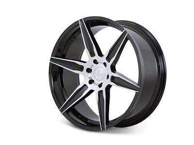 Ferrada Wheels FT2 Machine Black 6-Lug Wheel; 22x9.5; 30mm Offset (23-24 Canyon)