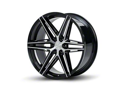 Ferrada Wheels FT4 Machine Black 6-Lug Wheel; 24x10; 25mm Offset (19-25 RAM 1500)