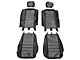 Custom Fit Leatherlite Front Seat Covers; Gray (04-08 F-150 w/ Bucket Seats)
