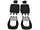 Custom Fit Leatherlite Front Seat Covers; Gray (04-08 F-150 w/ Bucket Seats)