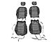 Custom Fit Leatherlite Front Seat Covers; Gray (09-18 RAM 1500 w/ Bucket Seats)