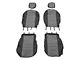 Fia Custom Fit Neoprene Front Seat Covers; Gray (09-18 RAM 1500 w/ Bucket Seats)