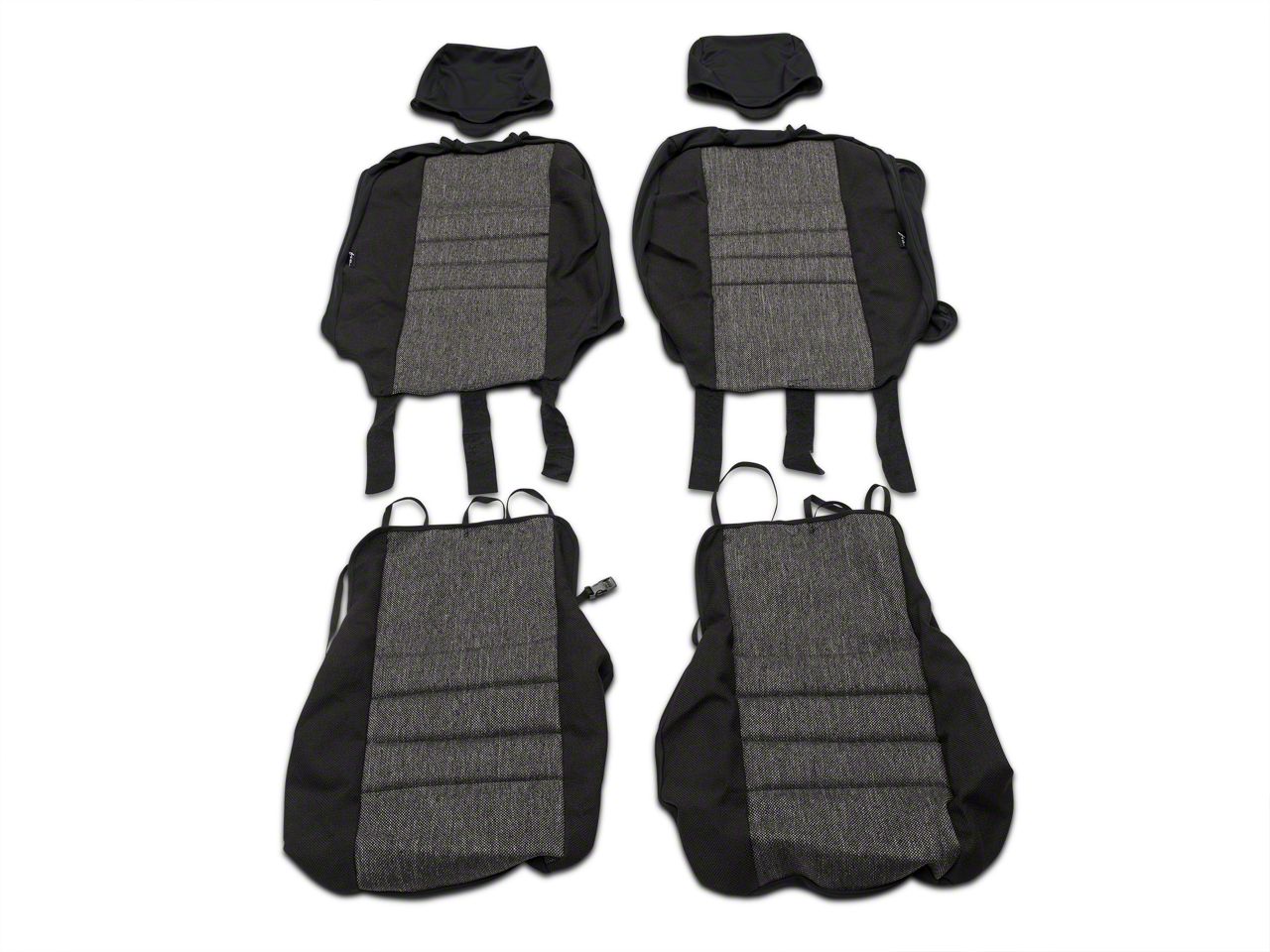 Fia Custom Fit Rear Seat Cover – 40/60 Split Tweed In Charcoal, OE32-53 Series