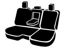 Fia LeatherLite Series Rear Seat Cover; Blue (19-24 RAM 3500 Crew Cab)