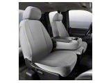 Fia Custom Fit Solid Saddle Blanket Front Seat Cover; Gray (07-14 Sierra 2500 HD w/ Bench Seat)
