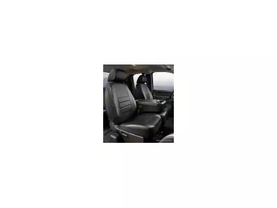 Fia LeatherLite Series Rear Seat Cover; Black (20-25 Sierra 2500 HD Crew Cab)