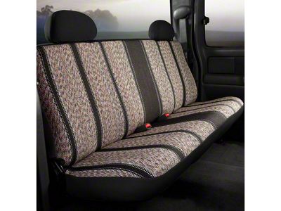 Fia Wrangler Series Front Seat Covers; Black (20-26 Sierra 3500 HD w/ Bucket Seats)