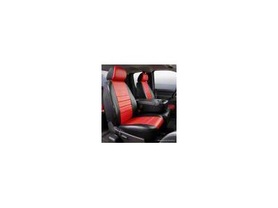 Fia Custom Fit Leatherlite Front Seat Covers; Red (07-14 Silverado 2500 HD w/ Bucket Seats)