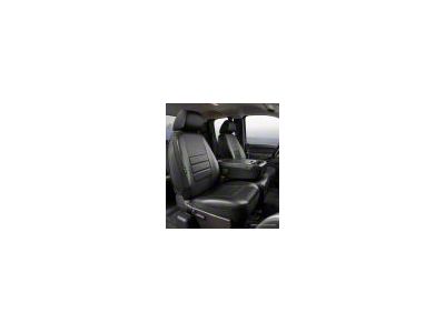 Fia Custom Fit Leatherlite Rear Seat Cover; Black (07-14 Silverado 2500 HD Extended Cab, Crew Cab)