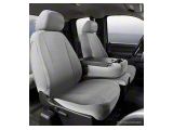 Fia Custom Fit Solid Saddle Blanket Front Seat Cover; Gray (07-14 Silverado 2500 HD w/ Bench Seat)