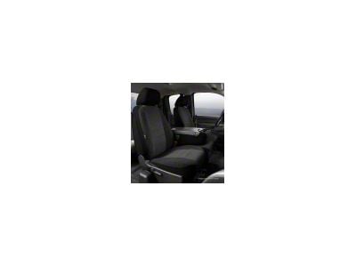 Fia Custom Fit Tweed Rear Seat Cover; Charcoal (07-14 Silverado 3500 HD Extended Cab, Crew Cab)