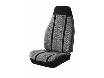 Fia LeatherLite Series Front Seat Covers; Black (20-25 Silverado 3500 HD w/ Bucket Seats)