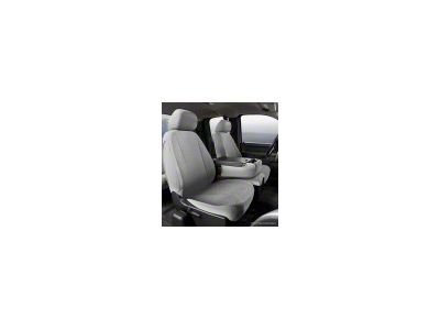 Fia Wrangler Solid Series Front Seat Covers; Gray (20-26 Silverado 3500 HD w/ Bench Seat)